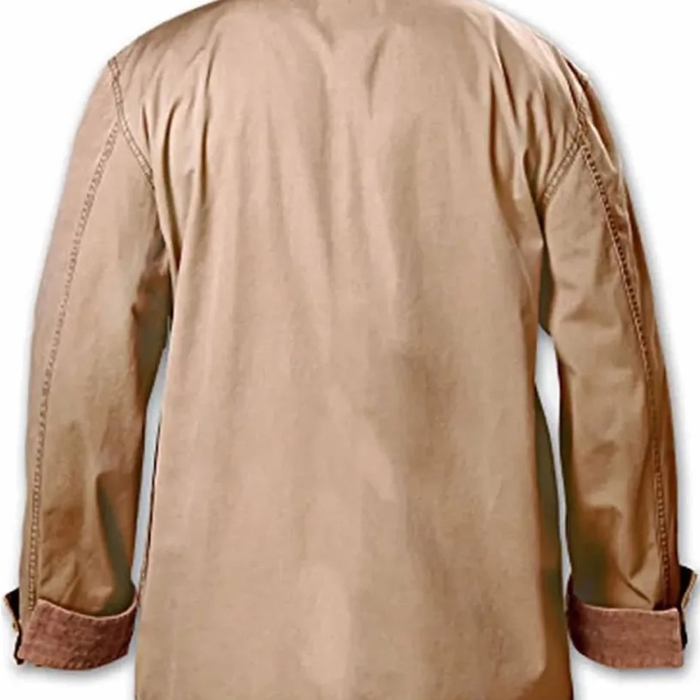 Men's Tan Jacket - Picture 2 of 3